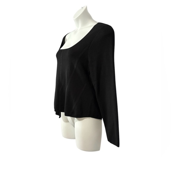 NWOT, Reitmans, Plus-Size Black Sweater With Round Neckline, 2X - Picture 7 of 9